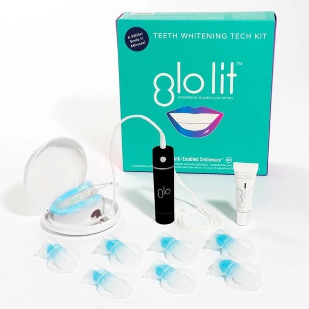 💛 GLO Lit Teeth Whitening Tech Kit — NWT